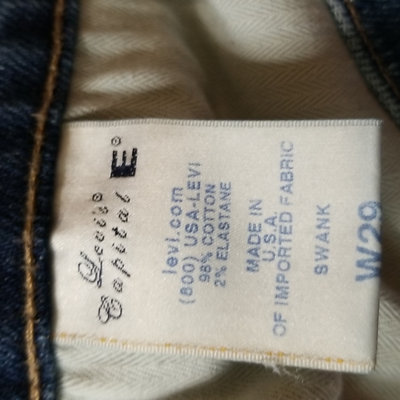 Levi's Capital E Swank low slim boot cut jeans - Picture 9 of 11